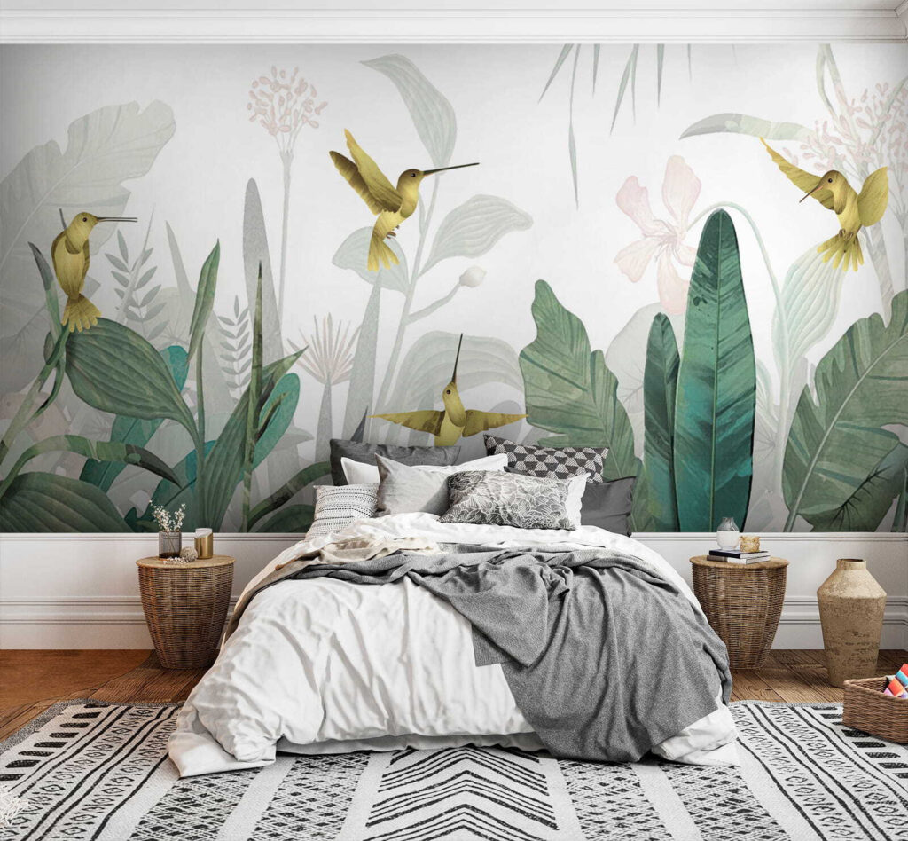 Colibri printre frunze — interior 3