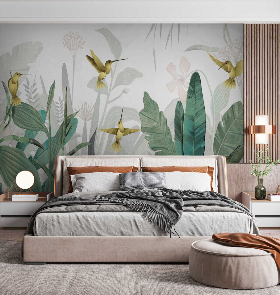 Colibri printre frunze — interior 4
