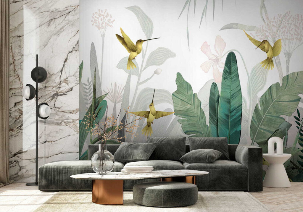 Colibri printre frunze — interior 5