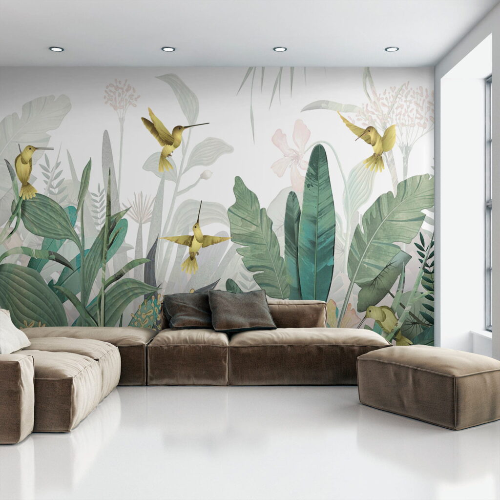 Colibri printre frunze — interior 7