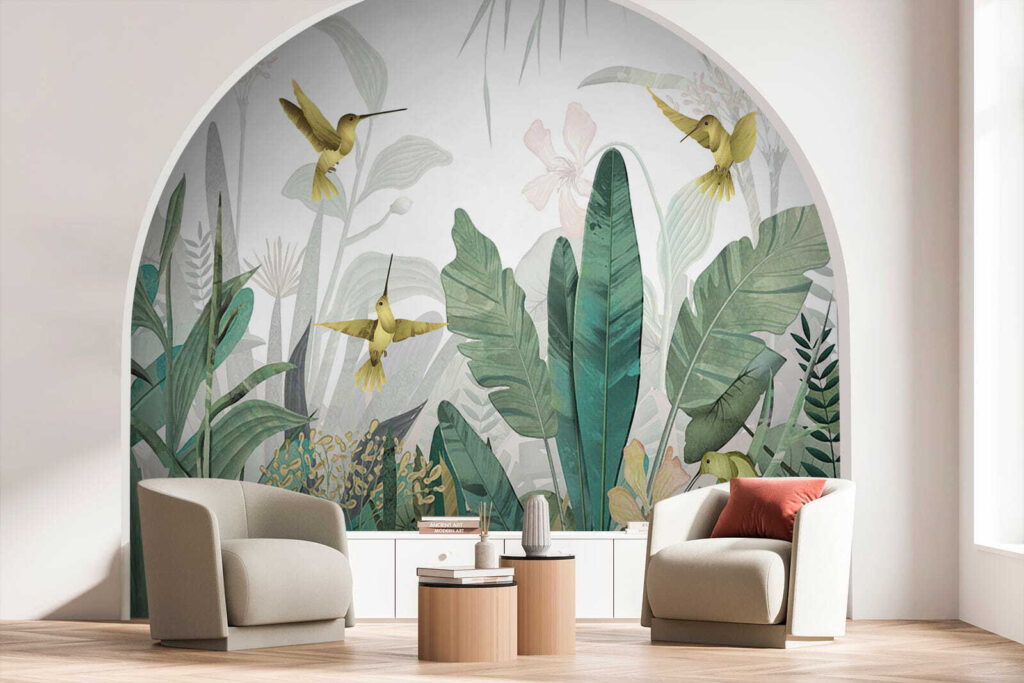 Colibri printre frunze — interior 8