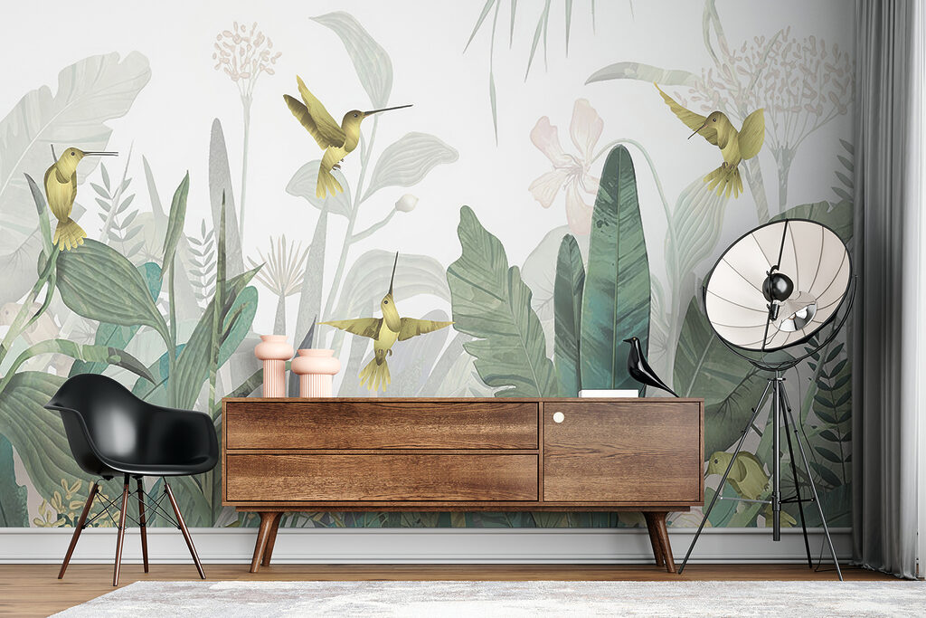 Colibri printre frunze — interior 12