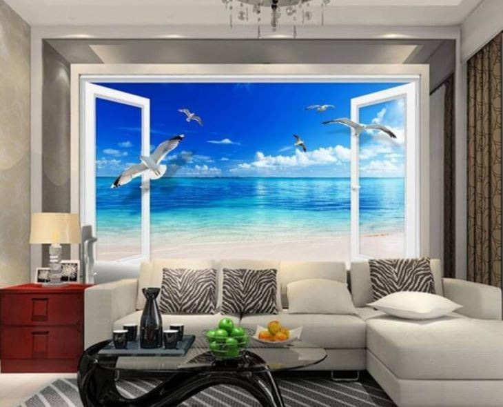 Pescăruși spre mare — interior 1