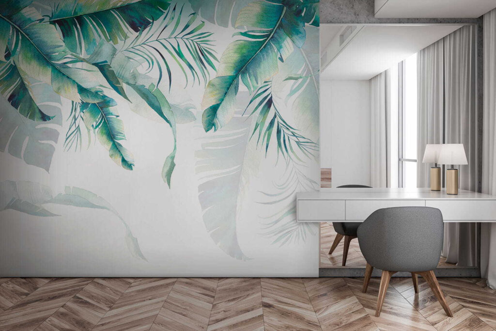 Frunze verzi, bază deschisă — interior 2