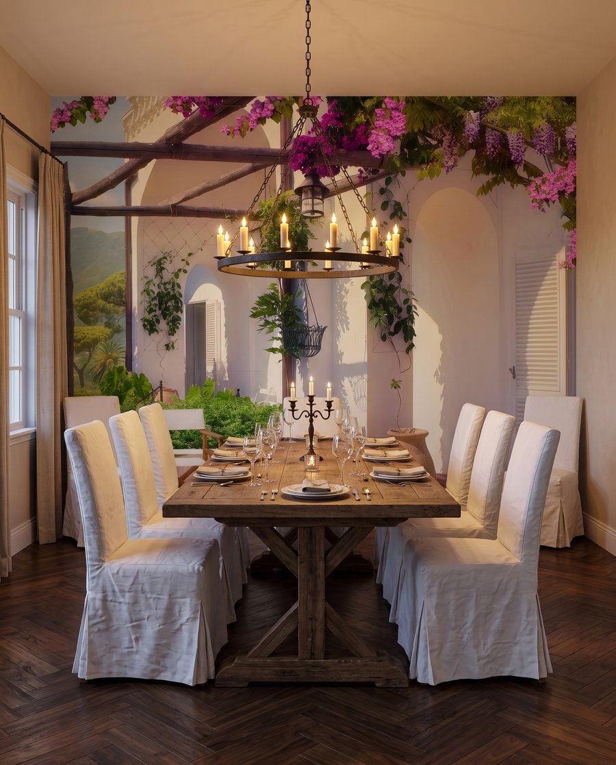 Sub pergola înflorită — interior 5