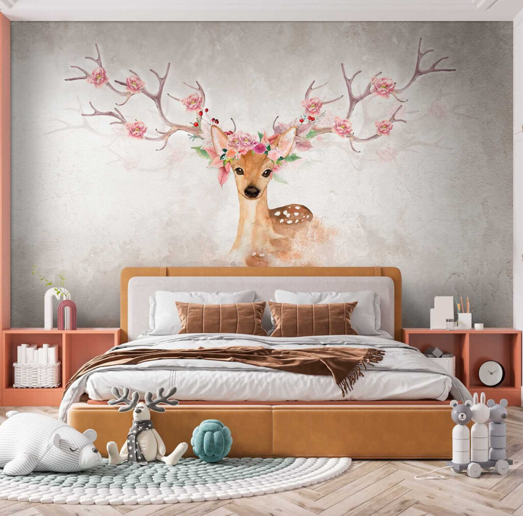 Cerb cu coarne înflorite — interior 5