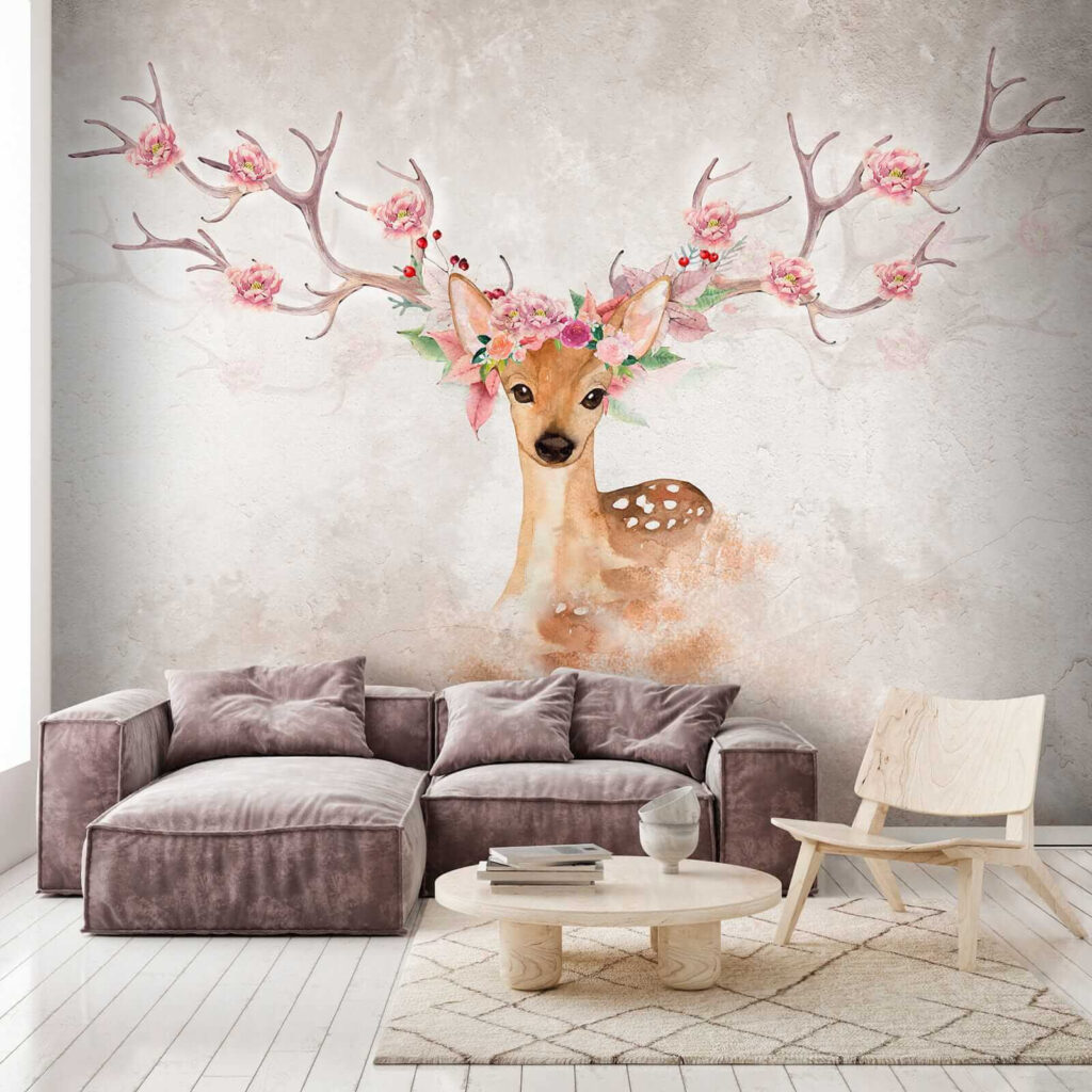 Cerb cu coarne înflorite — interior 6