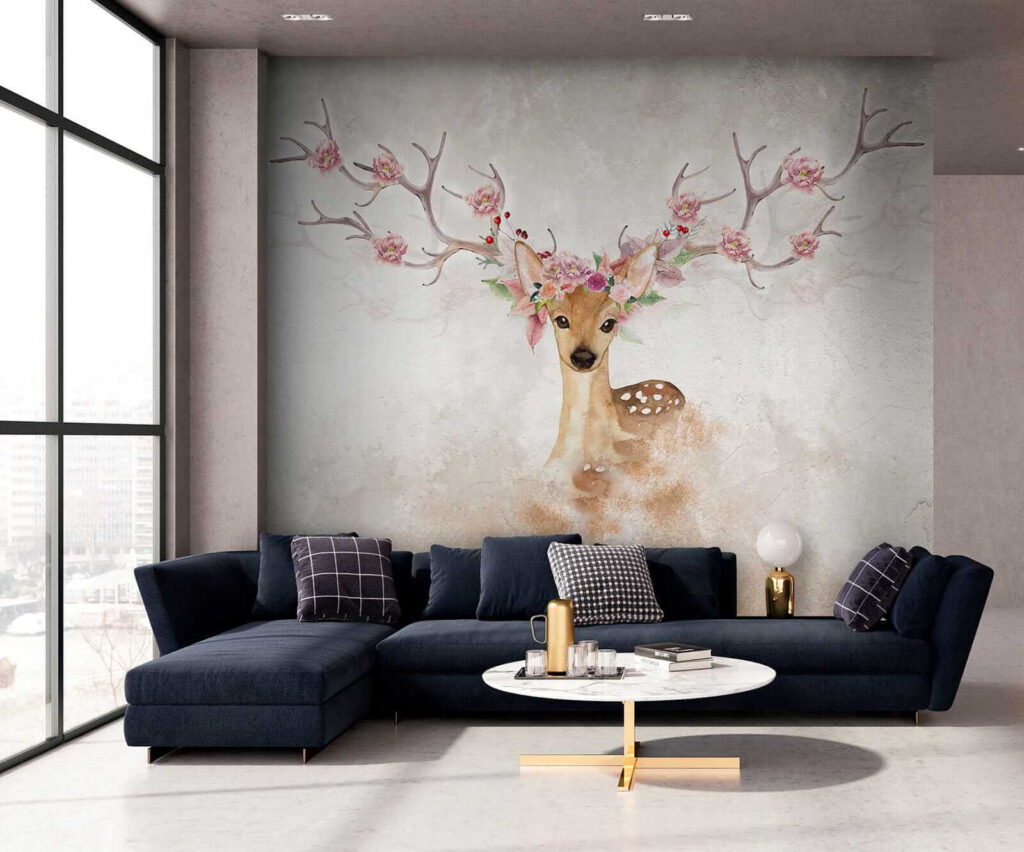 Cerb cu coarne înflorite — interior 7