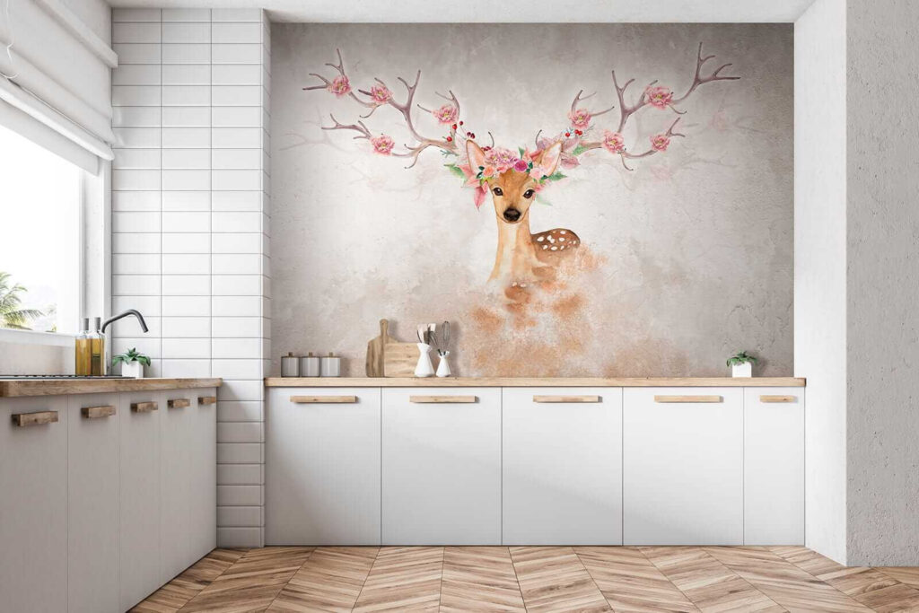 Cerb cu coarne înflorite — interior 8