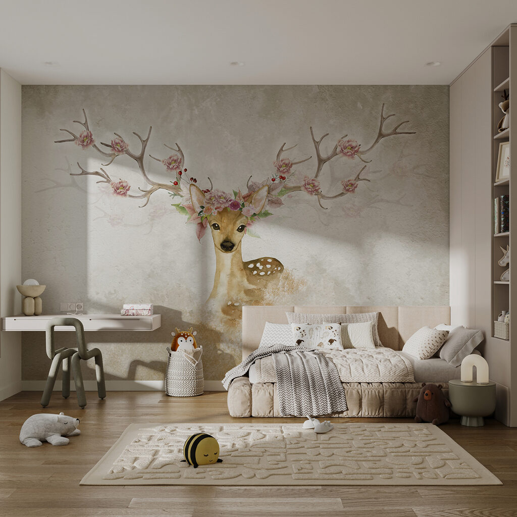 Cerb cu coarne înflorite — interior 13