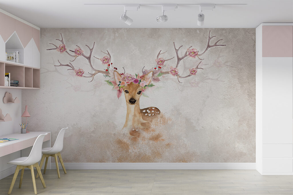 Cerb cu coarne înflorite — interior 14