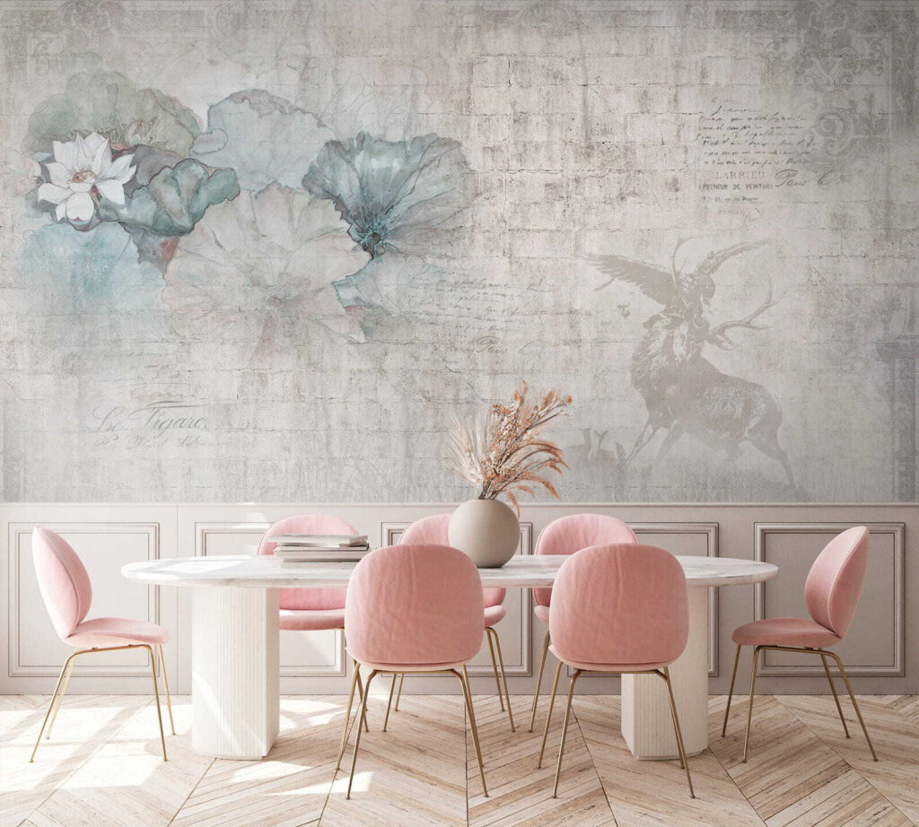 Flori lângă un cerb — interior 8