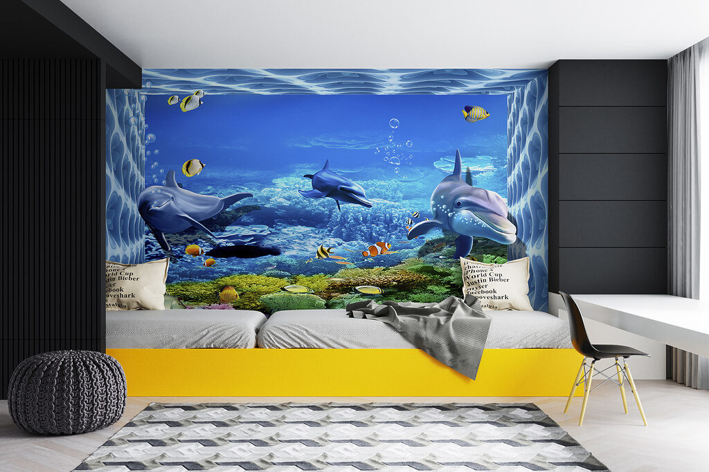 Delfini în cadru acvatic — interior 7