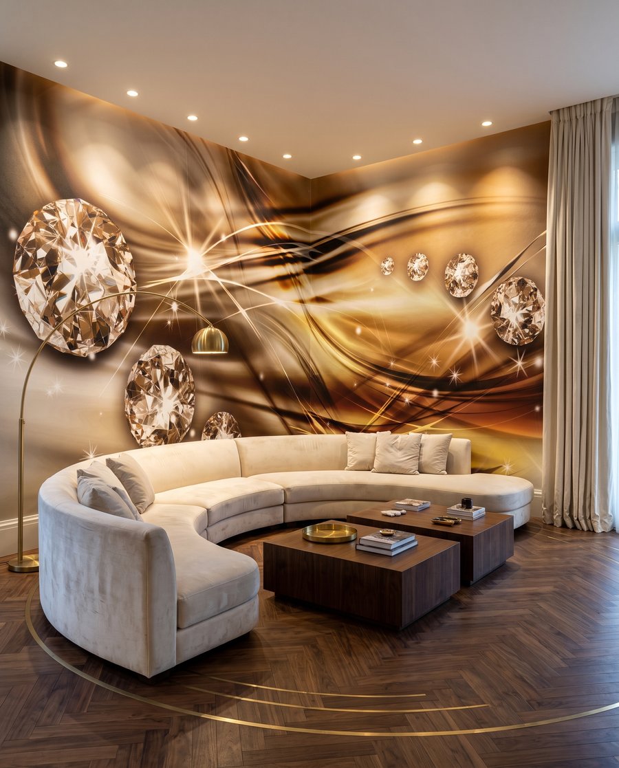 Strălucire în valuri bruni — interior 2