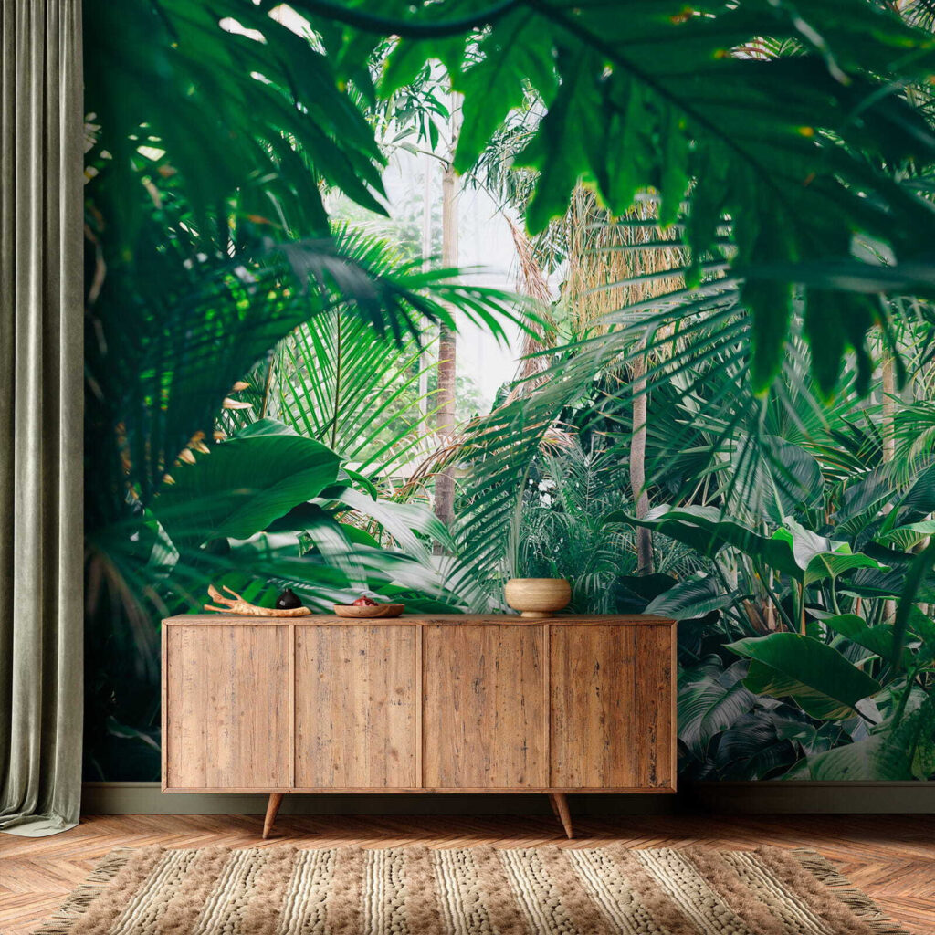Frunze de junglă verde-închis — interior 7