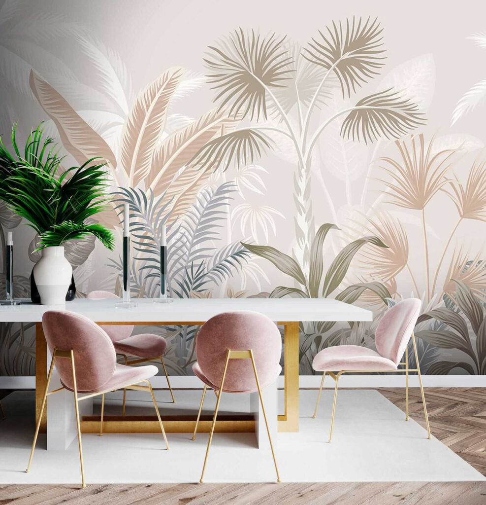 Grupuri elegante de frunze — interior 2