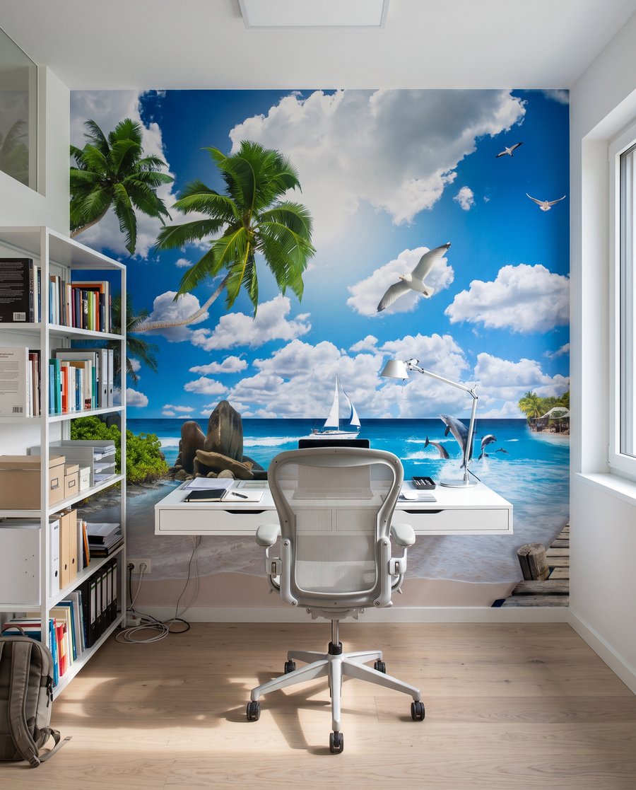 Debarcader spre albastru tropical — interior 6