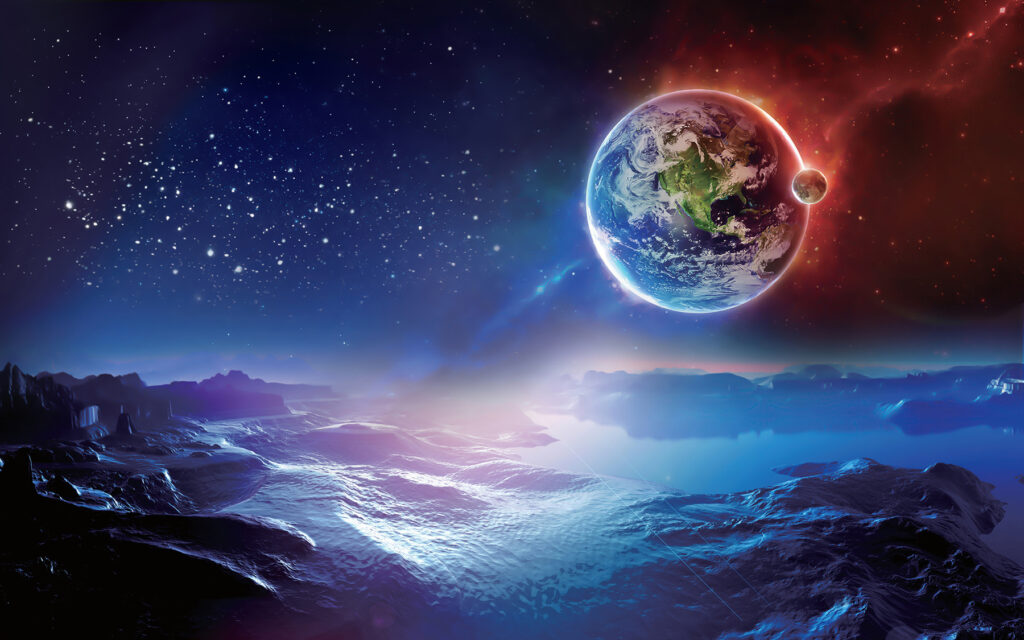 Planetă peste stele — design complet