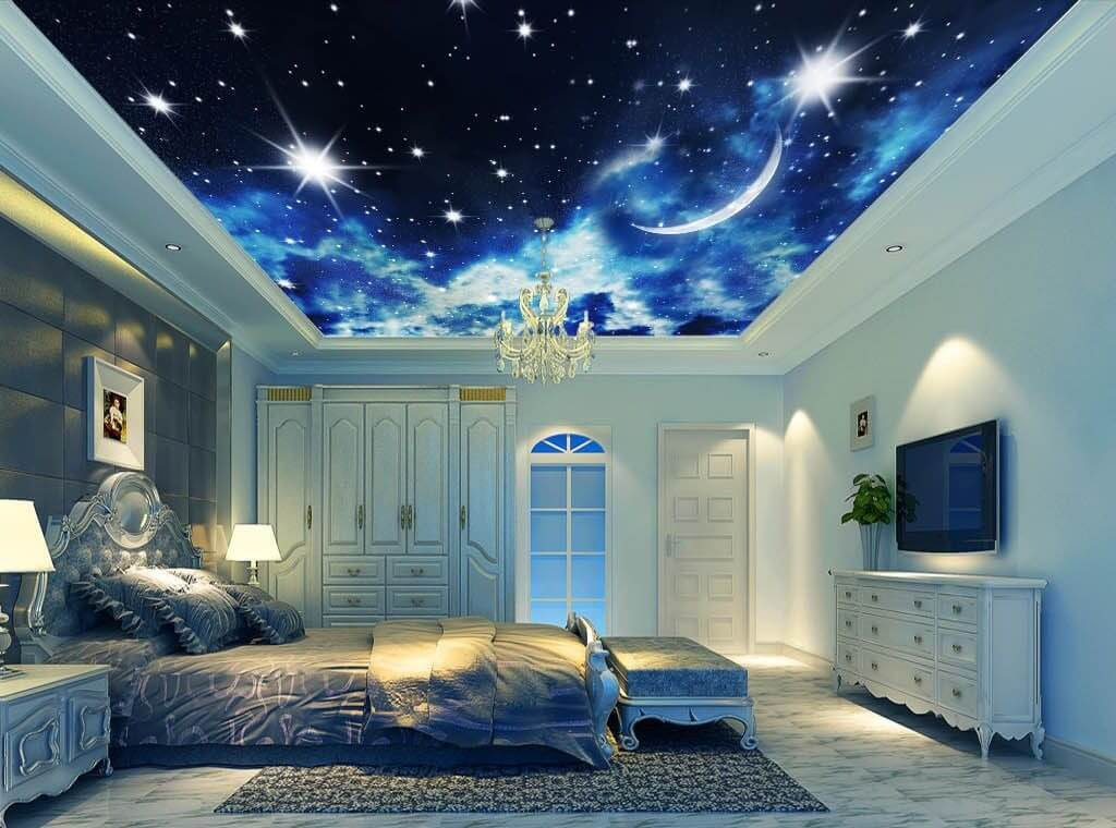 Semilună între nori albaștri — interior 1