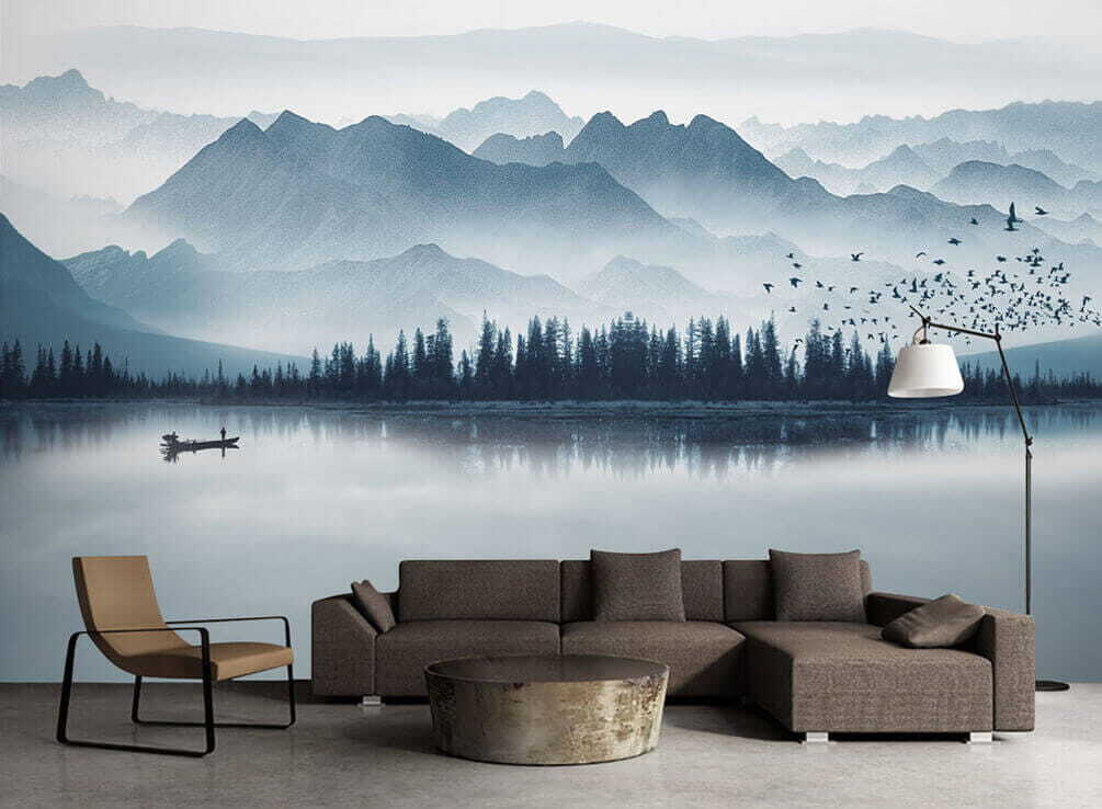 Barcă pe lacul liniștit — interior 4
