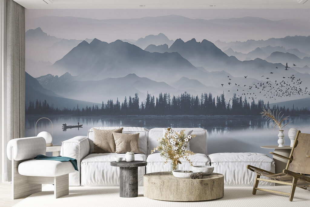 Barcă pe lacul liniștit — interior 8