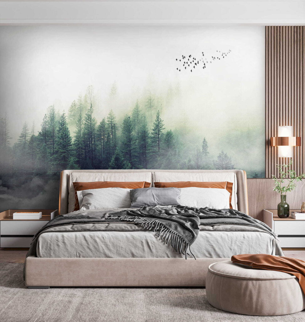 Pini mici în ceață — interior 4