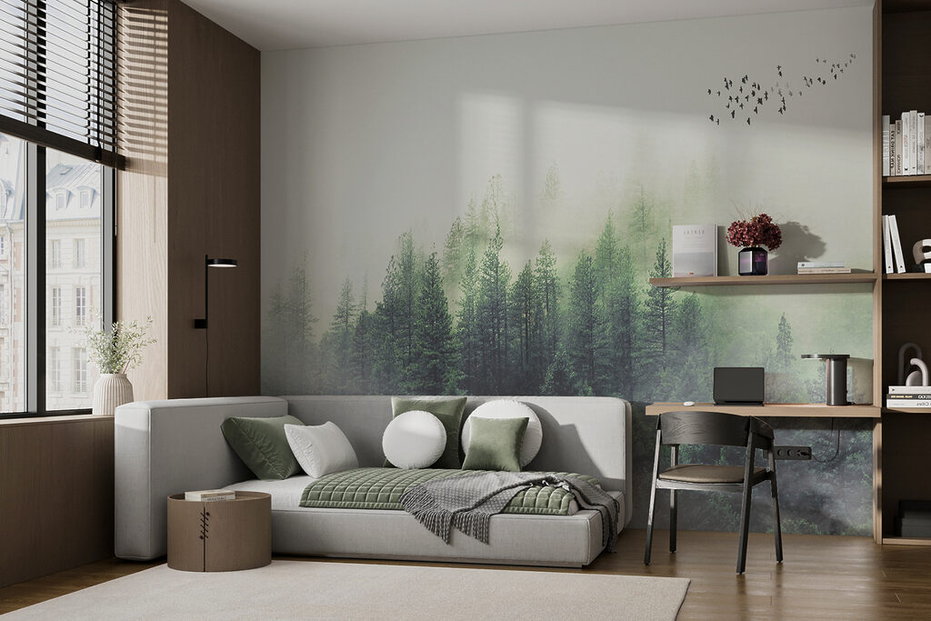 Pini mici în ceață — interior 10