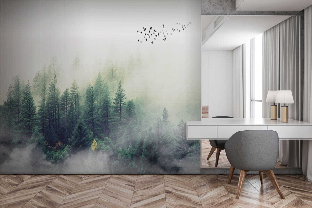Pini mici în ceață — interior 6