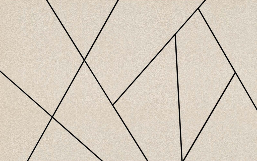 Linii negre, forme inegale — design complet