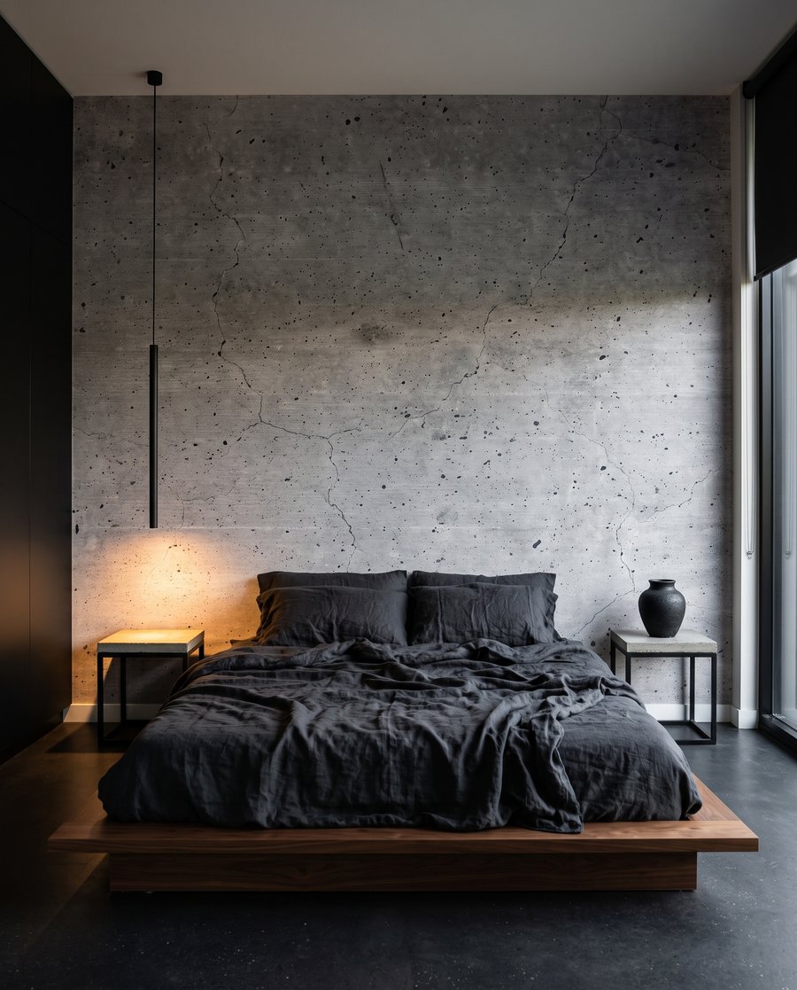 Beton gri cu urme — interior 2