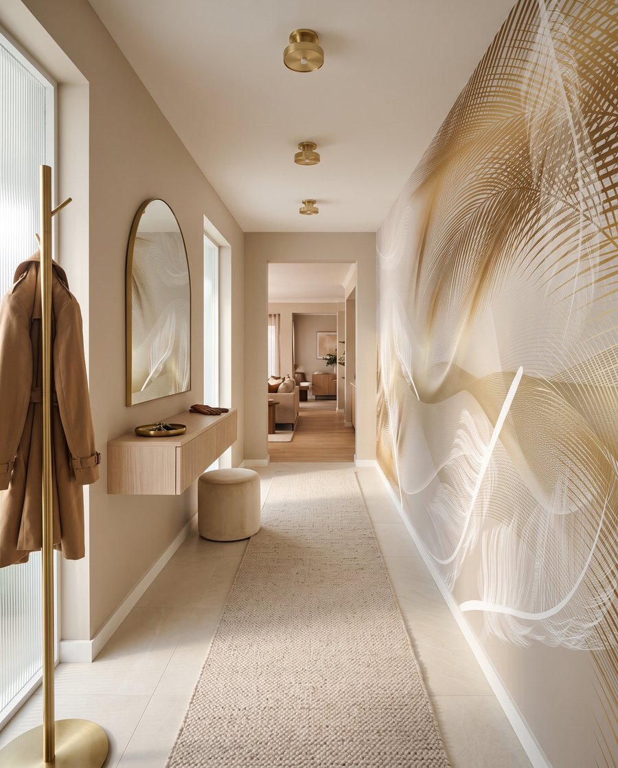 Pene în lumină caldă — interior 5