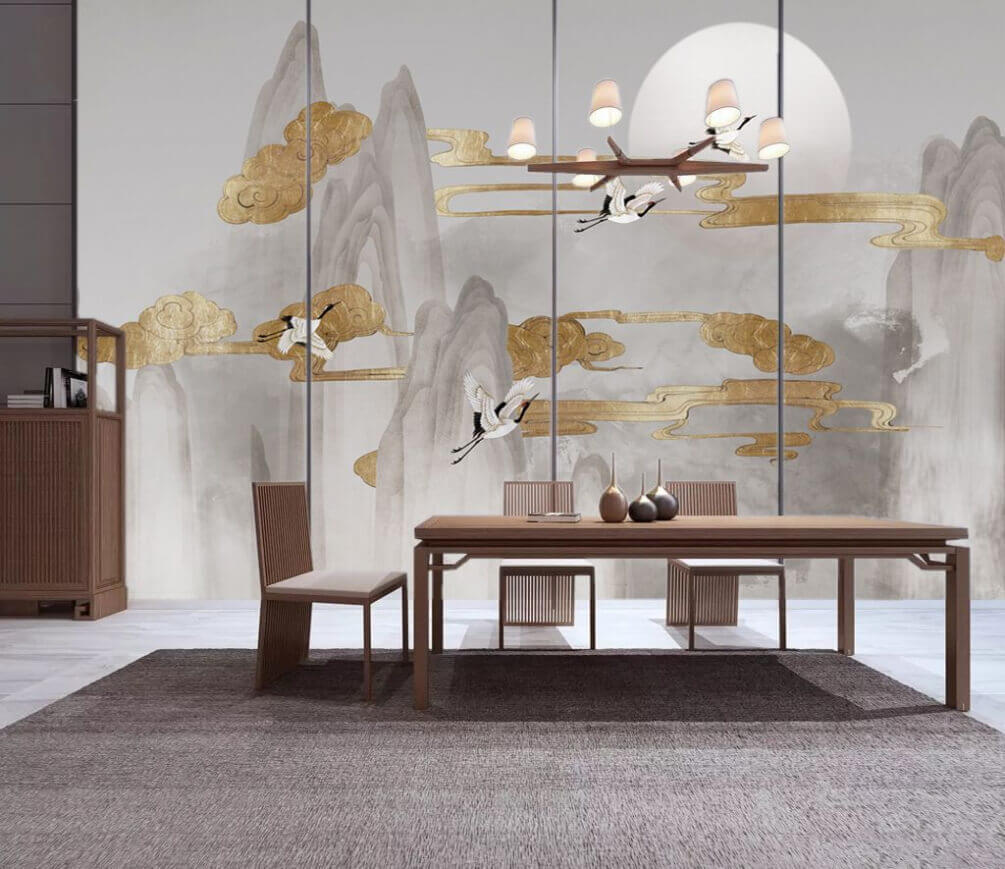 Cocori printre nori aurii — interior 1