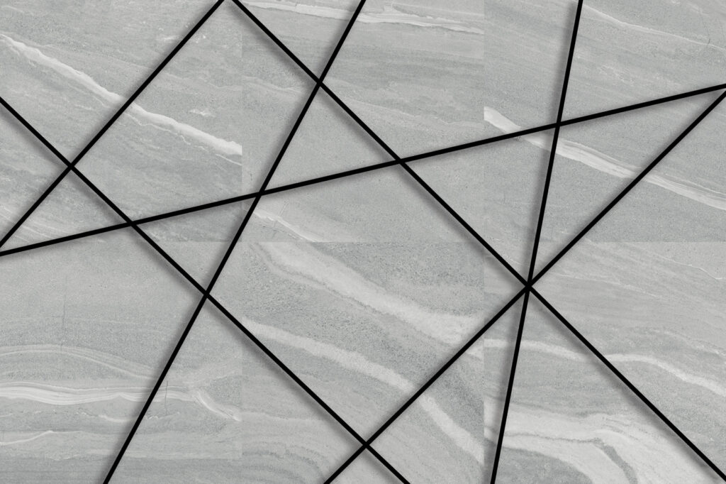 Linii negre pe gri — design complet