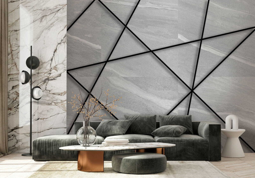 Linii negre pe gri — interior 6
