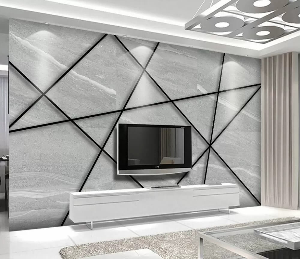 Linii negre pe gri — interior 1