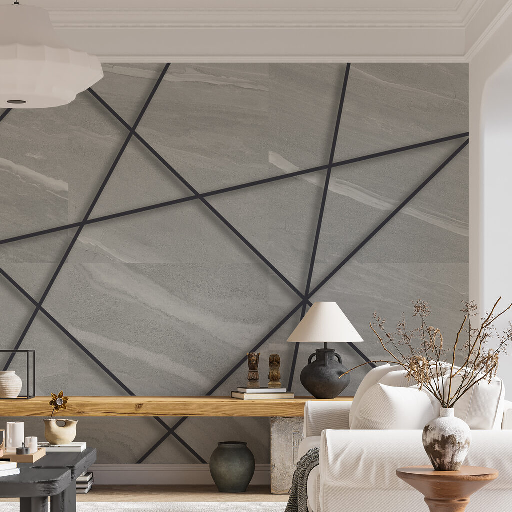 Linii negre pe gri — interior 10