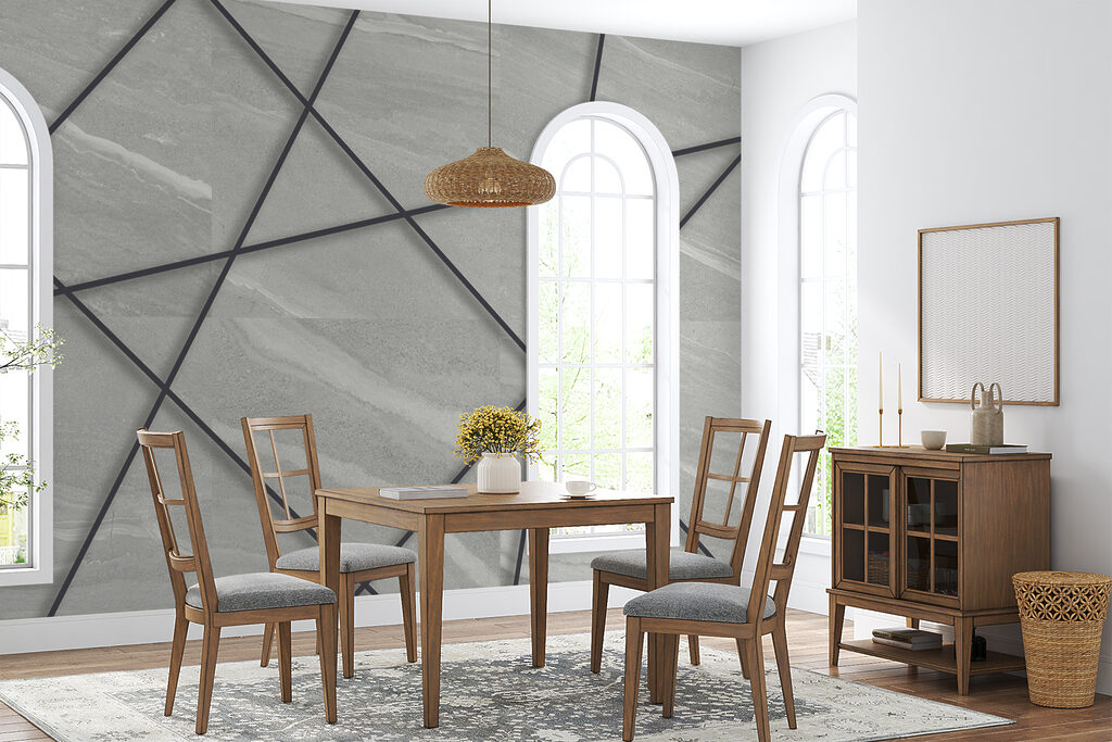 Linii negre pe gri — interior 11