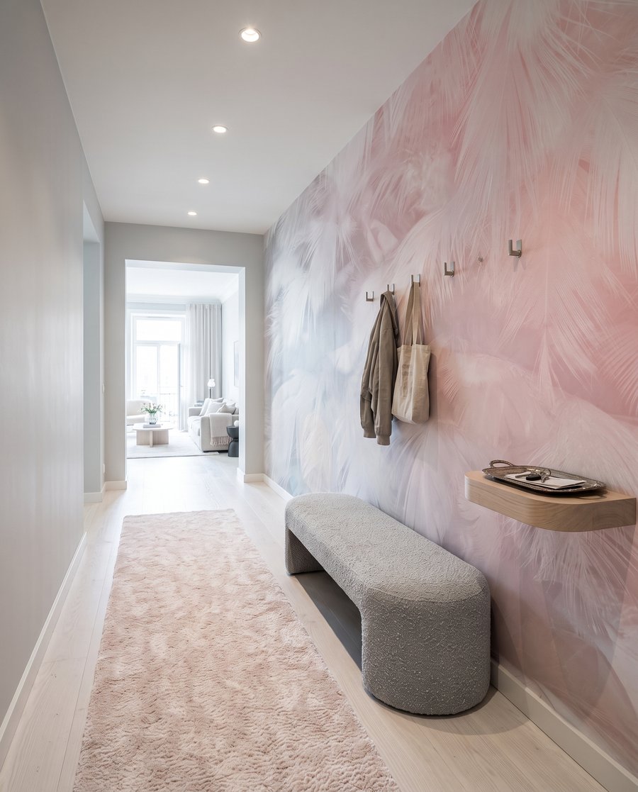 Pene în vapori roz — interior 3