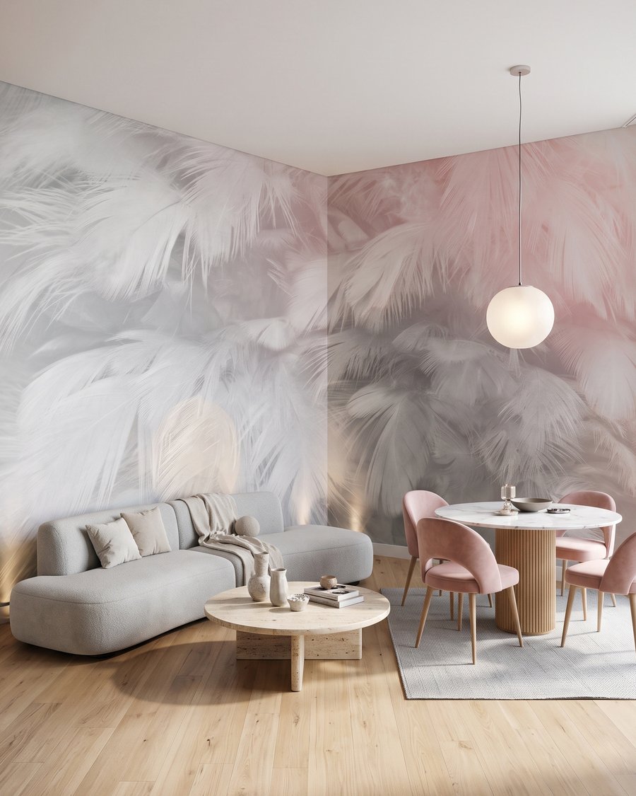 Pene în vapori roz — interior 4