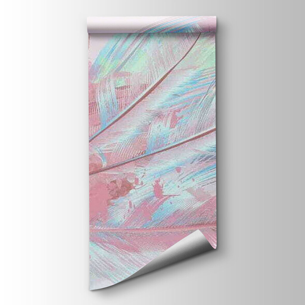 Flamingo printre dungi pastelate — vizualizare produs