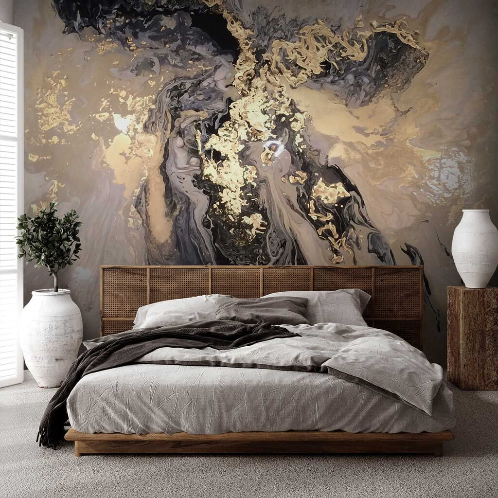 Negru cu stropi aurii — interior 9