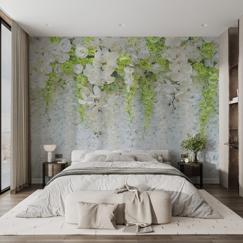 Flori albe în ciorchini — interior 4