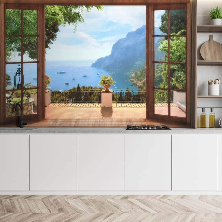 Ușă spre lac — interior 1