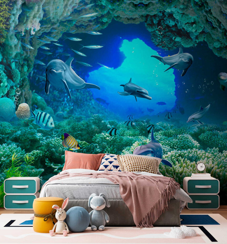Delfini printre corali — interior 5