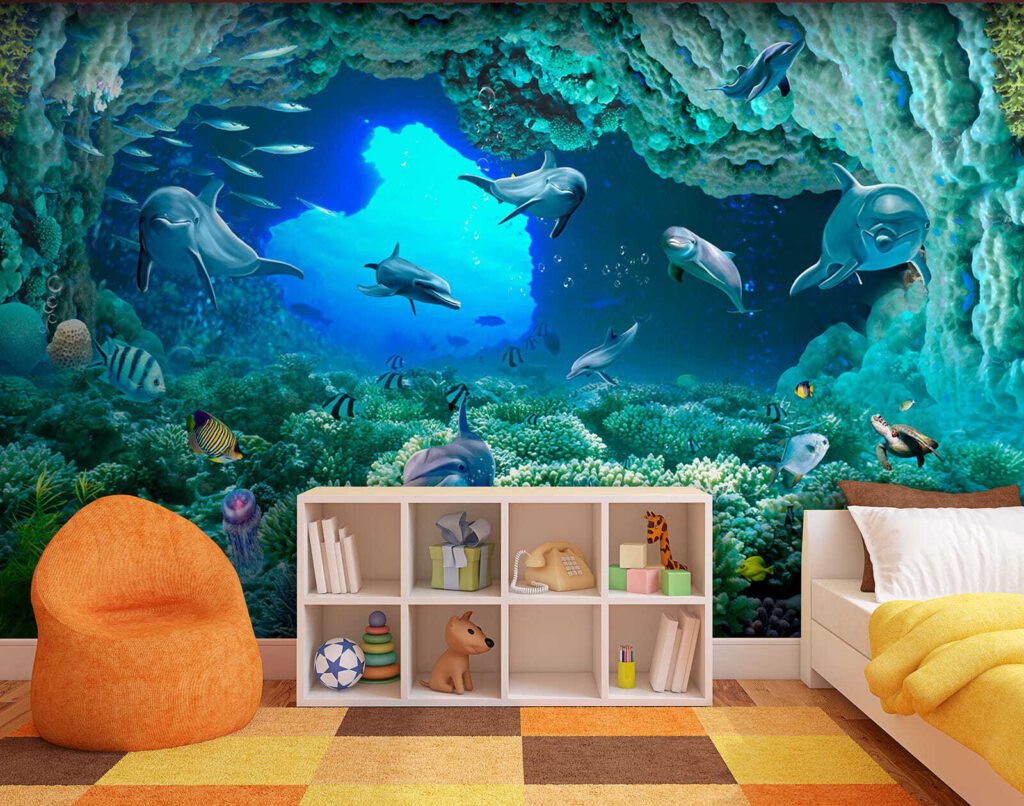 Delfini printre corali — interior 6