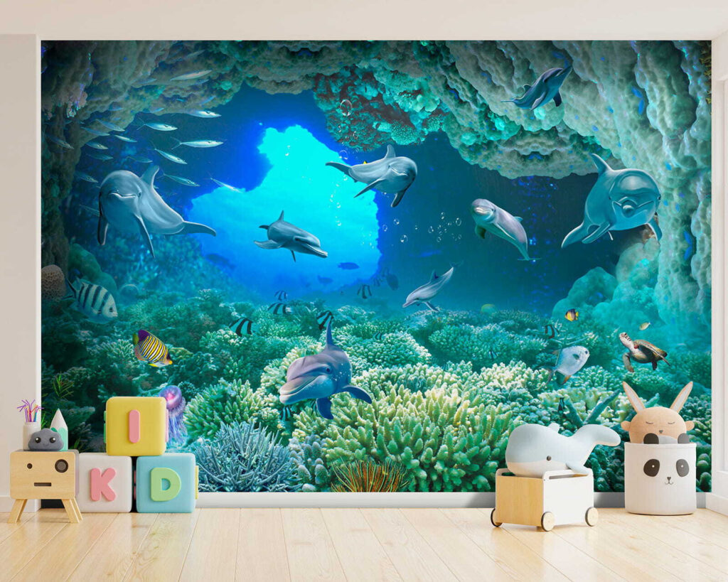 Delfini printre corali — interior 7