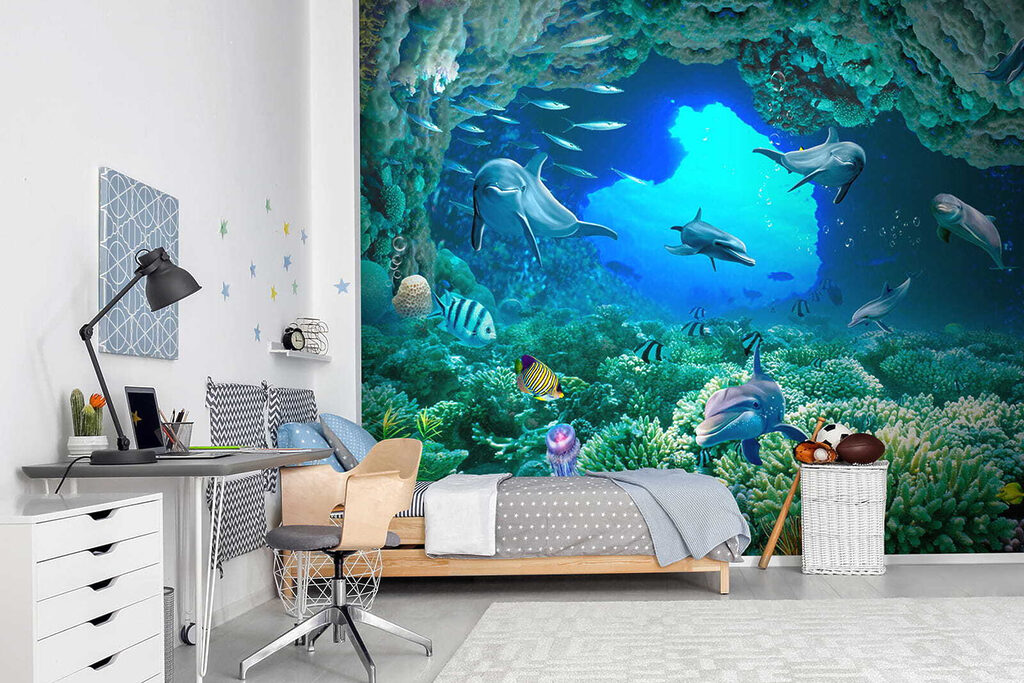 Delfini printre corali — interior 12