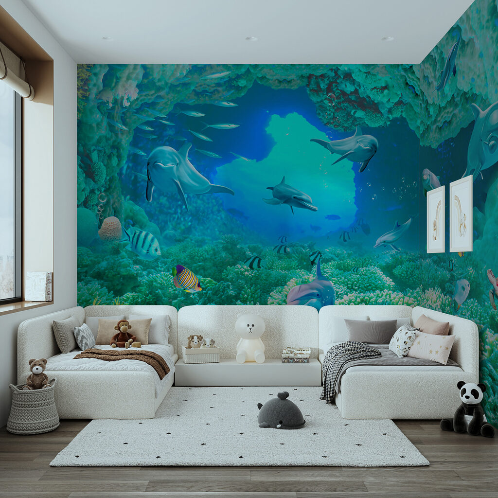 Delfini printre corali — interior 11