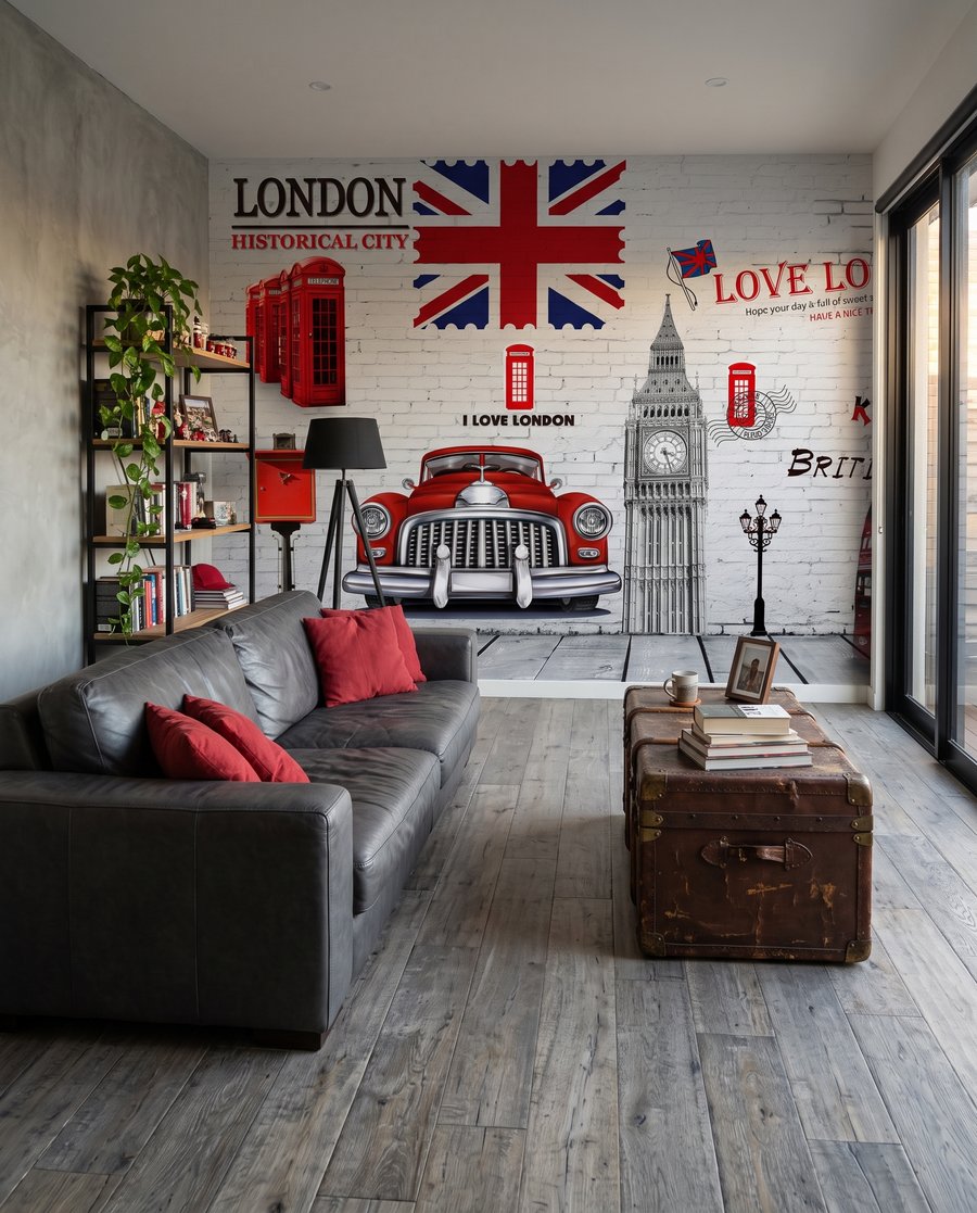 Londra cu accente roșii — interior 3