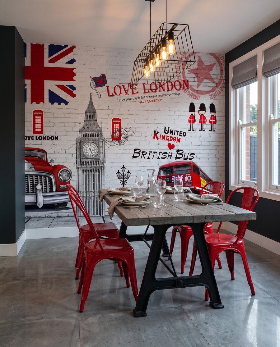 Londra cu accente roșii — interior 5